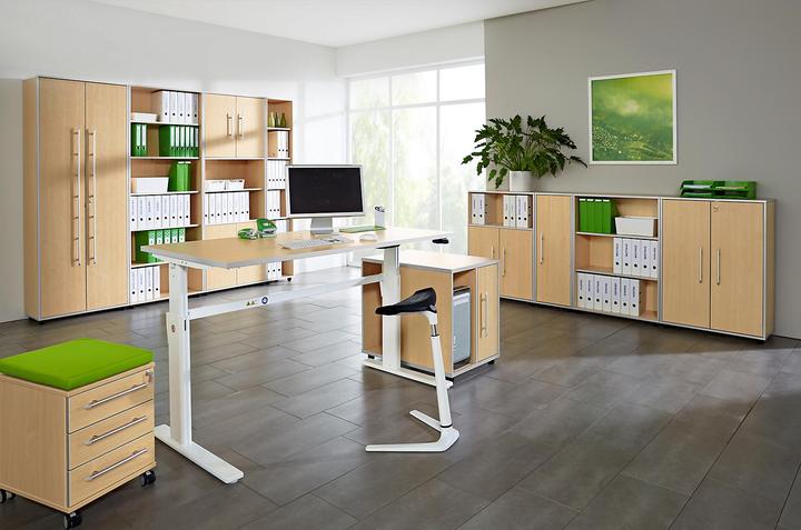 Produktbild Schäfer Shop Select Regal Moxxo IQ, Holz, 3/6 Fächer, 3/6 OH, B 801 x T 362 x H 1115/2168 mm + 1x... (80 x 36.5 x 111.5 cm)