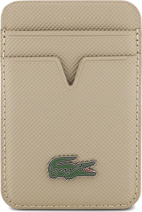 Productafbeelding Lacoste Card Wallet Petit Pique MagSafe taupe