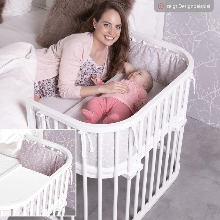 Actual product image Babybay Co-sleeper Maxi Comfort Plus - White lacquered