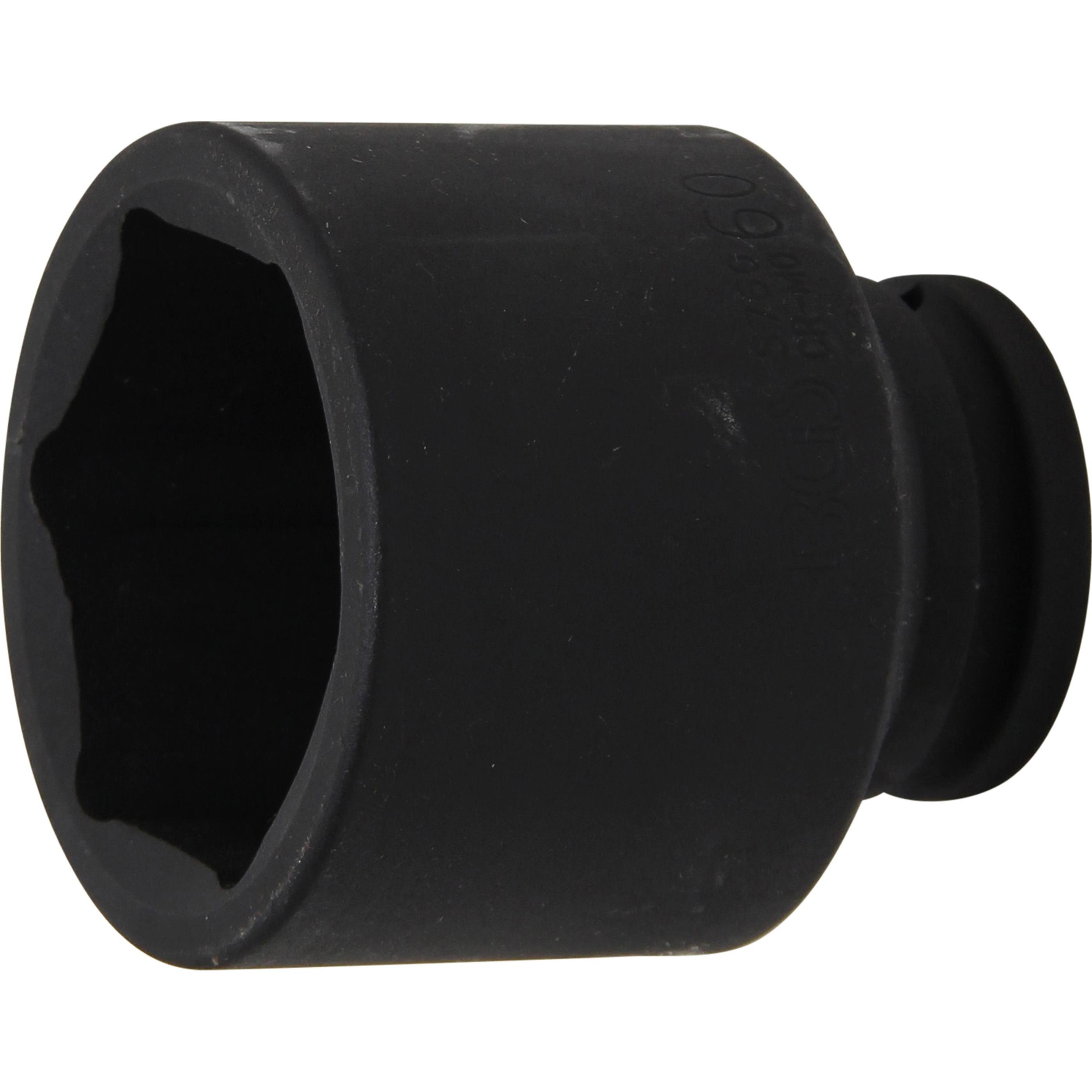 BGS, Steckschlüssel + Stecknuss, Kraft-Steckschlüssel-Einsatz Sechskant, tief Antrieb Innenvierkant 20 mm (3/4") SW 60 m...