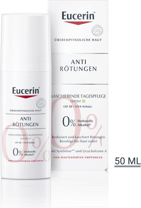 Productafbeelding Eucerin Anti-roodheid verhullende dagverzorging getint met SPF 30 (50 ml, Dagcrème, SPF 30)