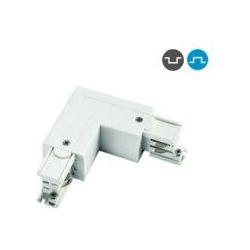 Powergear, Accessori per illuminazione, 3PH L-Verbinder LINKS RECHTS UMSCHALTBAR Schwarz