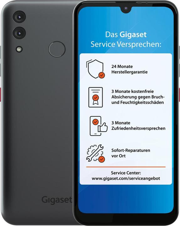 Produktbild Gigaset SIM phone GS3 (64 GB, Graphitgrau, 6.10", Dual SIM, 4G)