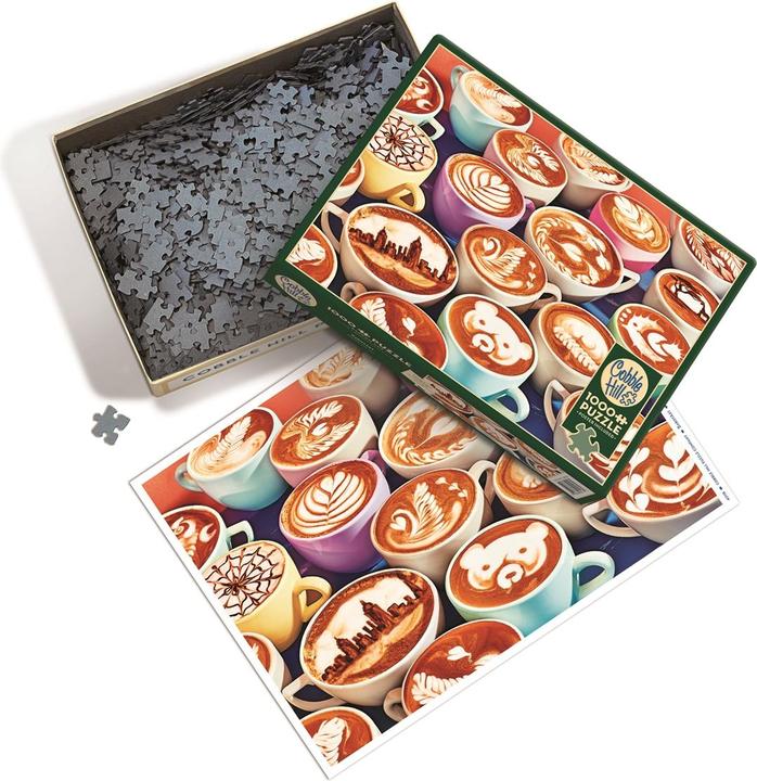 Produktbild Cobble Hill Kaffeekunst 1000 Teile (1000 Teile)