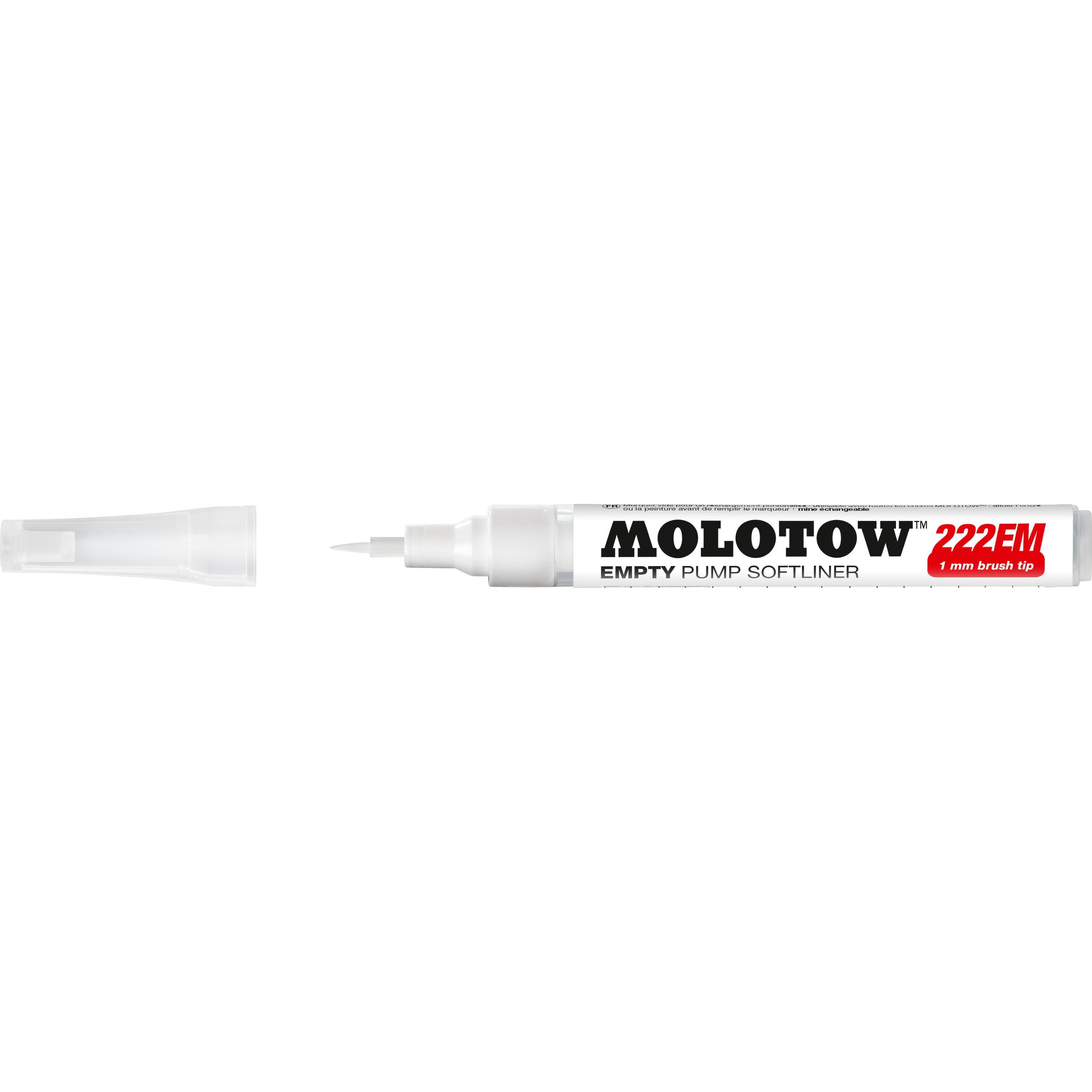 Thumbnail - Molotow, Marker, Leermarker Pump Marker System 222 EM Soft Brush (1 mm, 1 x)