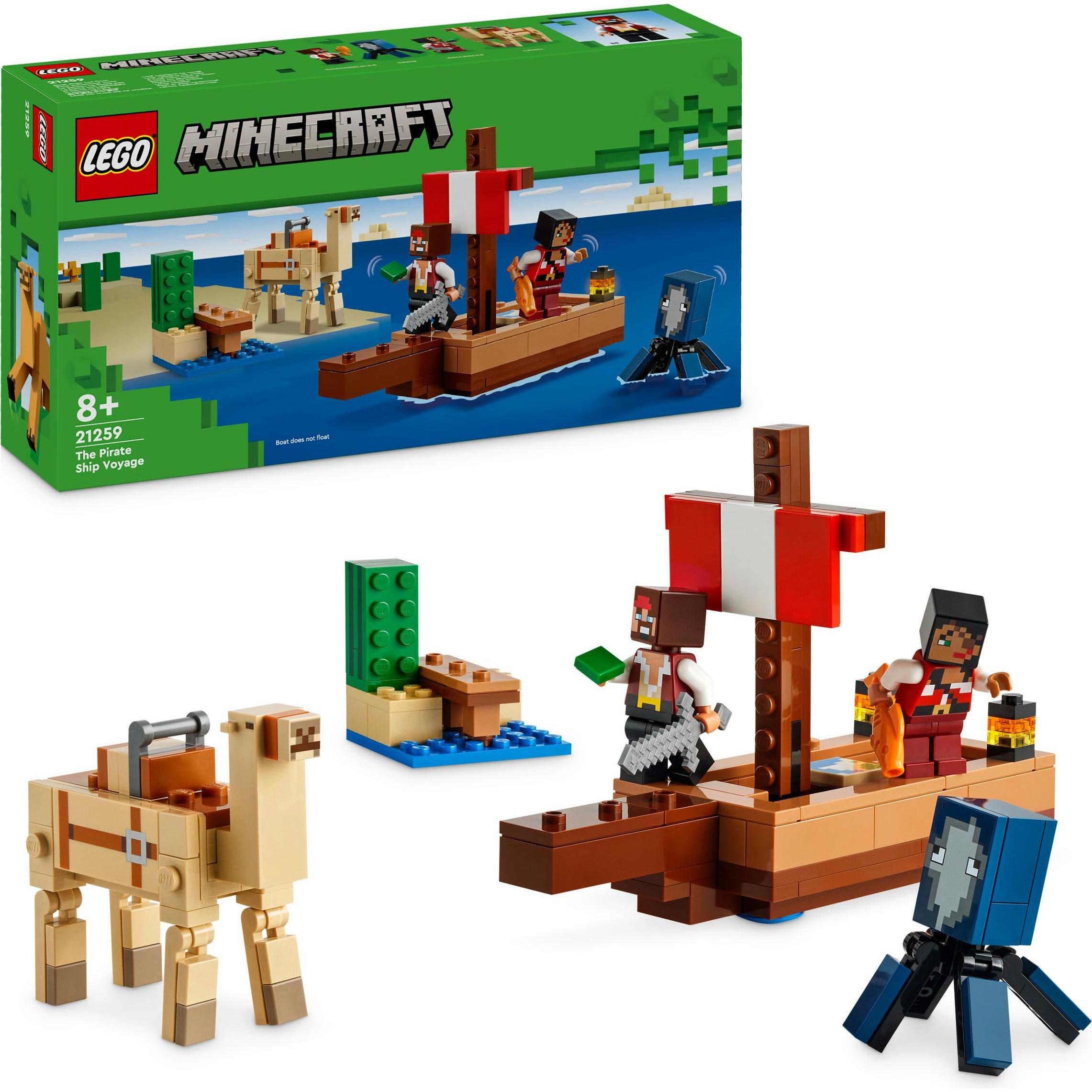 Thumbnail - LEGO Die Piratenschiffreise (21259, LEGO Minecraft)