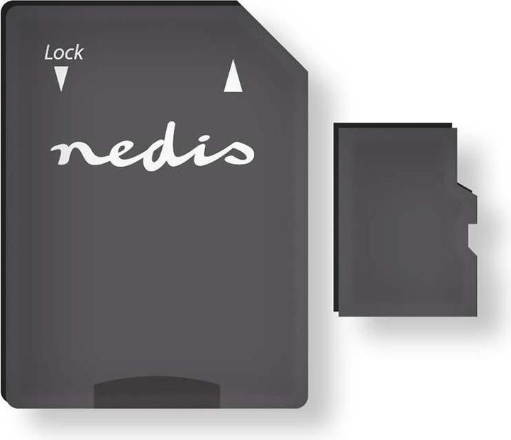 Image du produit Nedis Carte mémoire microSDXC 128 Go Vitesse d'écriture : 90 Mo/s Vitesse de lecture : 45 Mo/s U (128 Go, microSDXC, UHS-I)