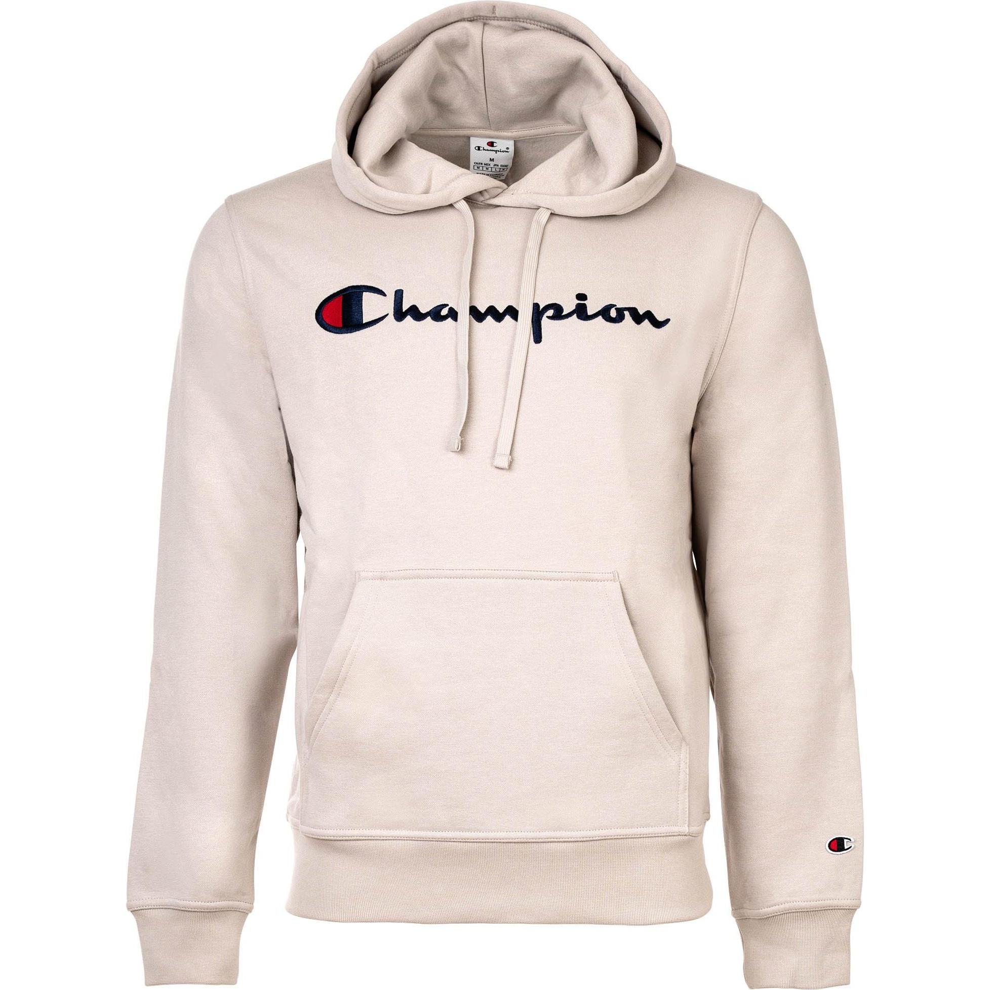 Champion, Herren, Pullover, Sweatshirt Casual Locker sitzend Hooded Sweatshirt, Beige, (XXL)