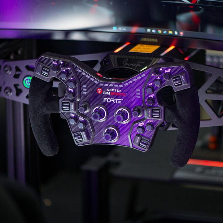 Actual product image Asetek SimSports Suede Handle (PC)