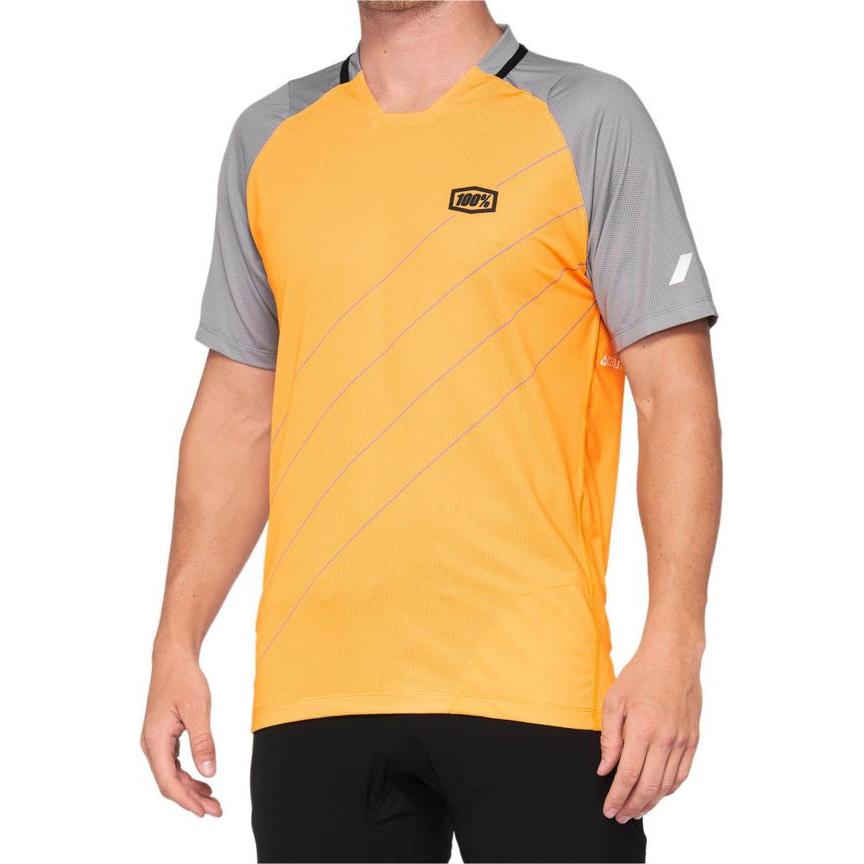 Thumbnail - 100%, Herren, Velotrikot, Celium (XL), Schwarz, Grau, XL