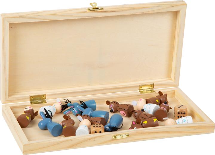 Actual product image small foot Ludo farm animals (English, French, German, Italian, 2 - 4 Players)