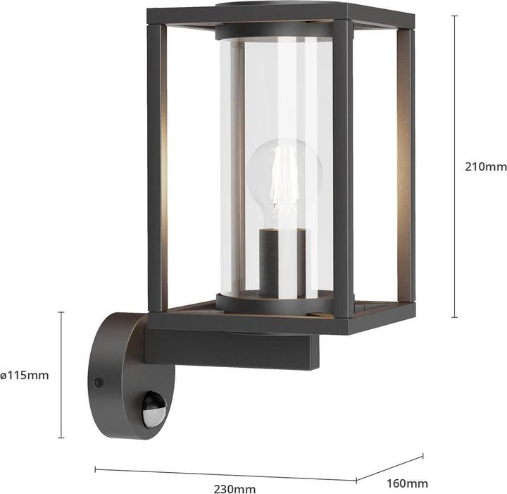 Actual product image Lucande Ferda (E27, IP44)