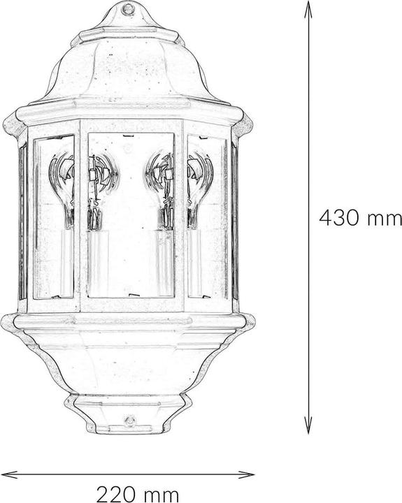 Produktbild Licht-Erlebnisse Livorno (E27, IP44)
