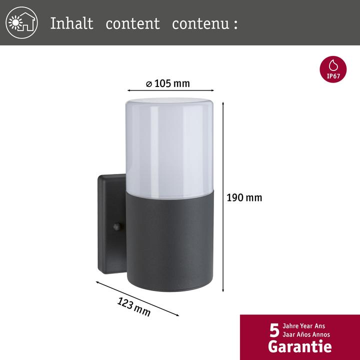 Produktbild Paulmann Tubs (E27, IP44)