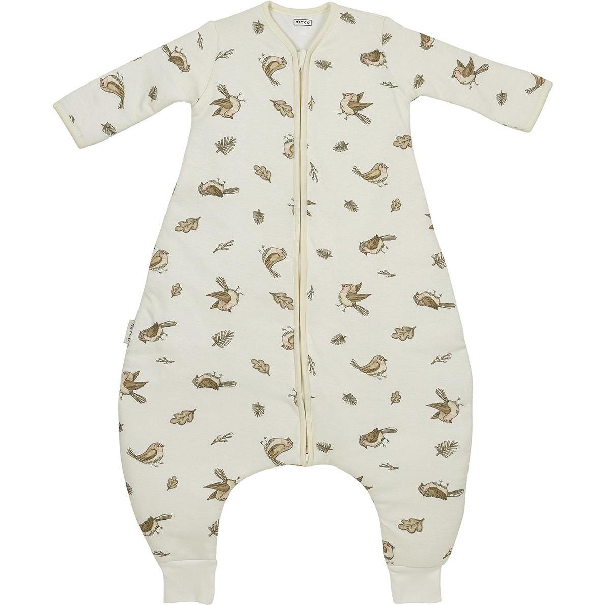 Meyco, Babyschlafsack, Robin baby winter schlafoverall jumper mit ärmel (104 cm)