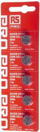 Actual product image Rs Pro Button cell RS SR44 1,55V (5 pcs., SR44, 165 mAh)