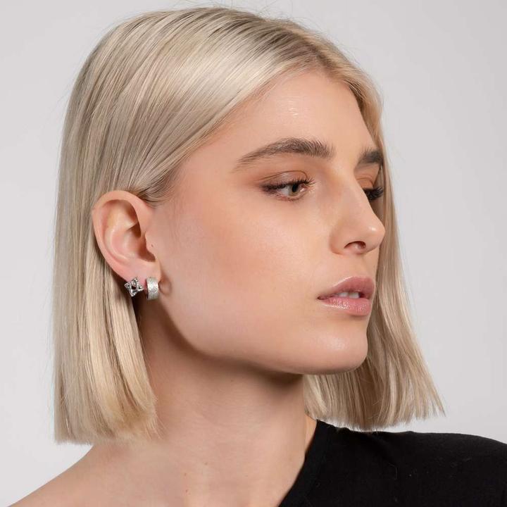 Produktbild Bijouteria Breite Ohrringe (Edelstahl)