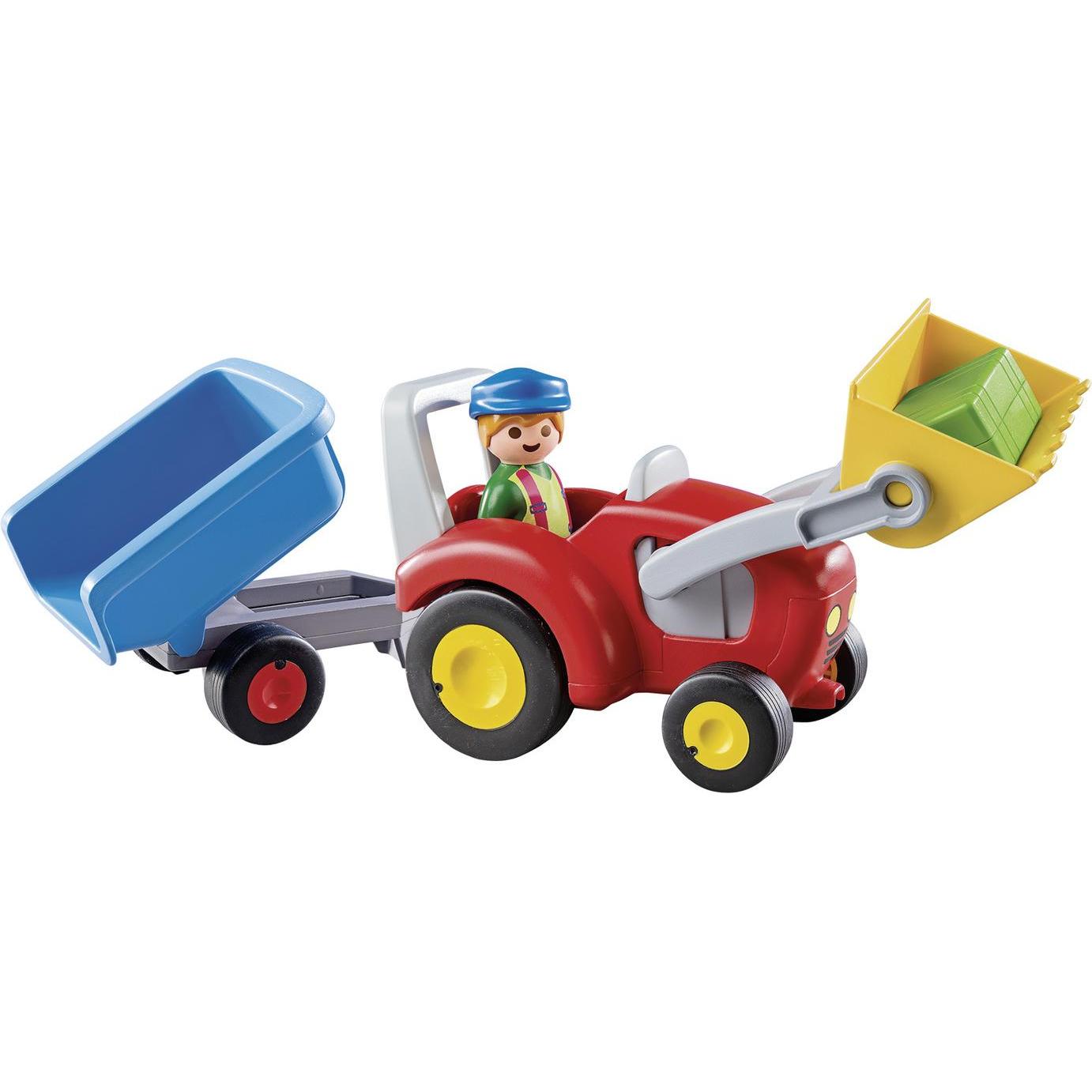 Thumbnail - Playmobil Traktor mit Anhänger (6964, Playmobil 1.2.3)