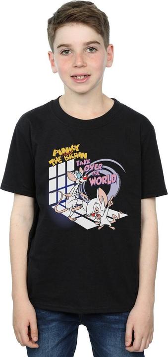 Produktbild Universal Textiles Jungen Pinky Und Das Gehirn Übernimmt Die Welt TShirt (104)