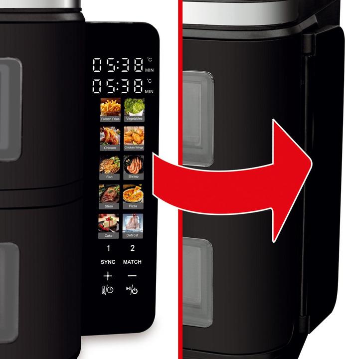 Produktbild Koenig Doppel-Heissluftfritteuse VERTICAL