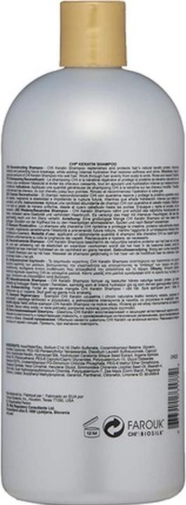 Produktbild CHI Keratin Shampoo Reconstructing 355 (355 ml, Flüssiges Shampoo)