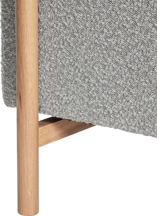 Produktbild Hübsch Moment Sofa 2 Sitzer Small Grau (2-Sitzer)