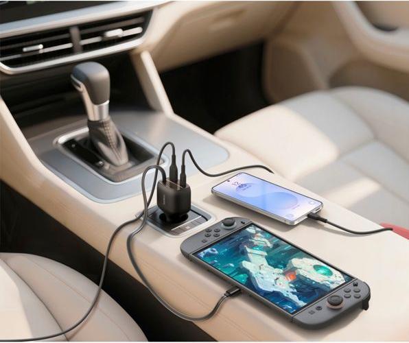 Productafbeelding Belkin Boostcharge Kfz-Ladegerät 75W ausz. USB-C Kabel CCC001hqBK