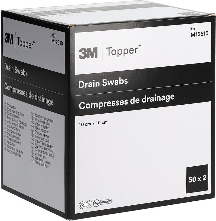 Actual product image Topper Slit compresses 10x10cm sterile 50 Btl 2 pcs