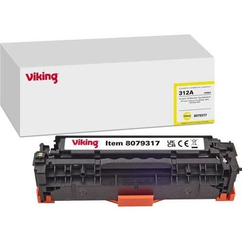 Viking, Toner, Tonerkartusche Kompatibel HP 312A CF382A Gelb (Y)