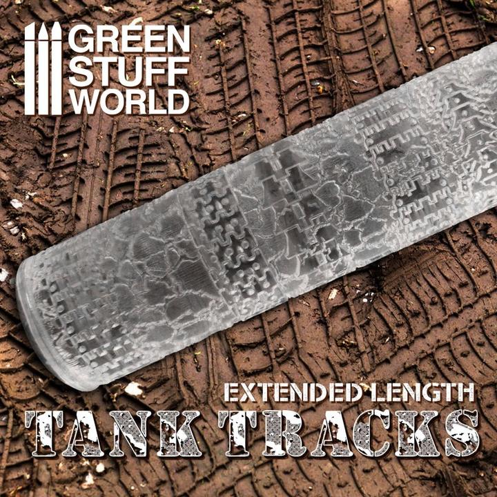 Actual product image Green Stuff World Textured rolls - Tank Tracks