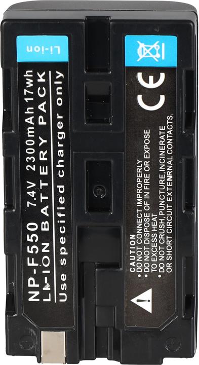 Actual product image Falcon Eyes Battery NP-F550 for DV-60/DV-112V/DV-126DB (Camera battery)