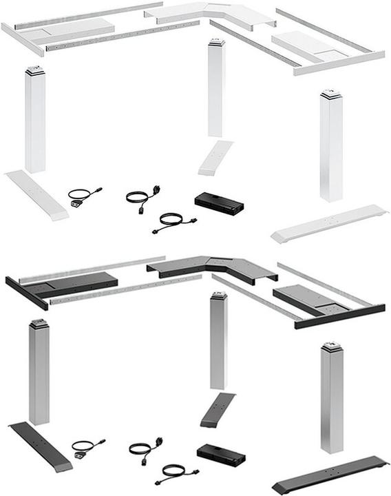 Hettich Table frame set 90° angle LegaDrive