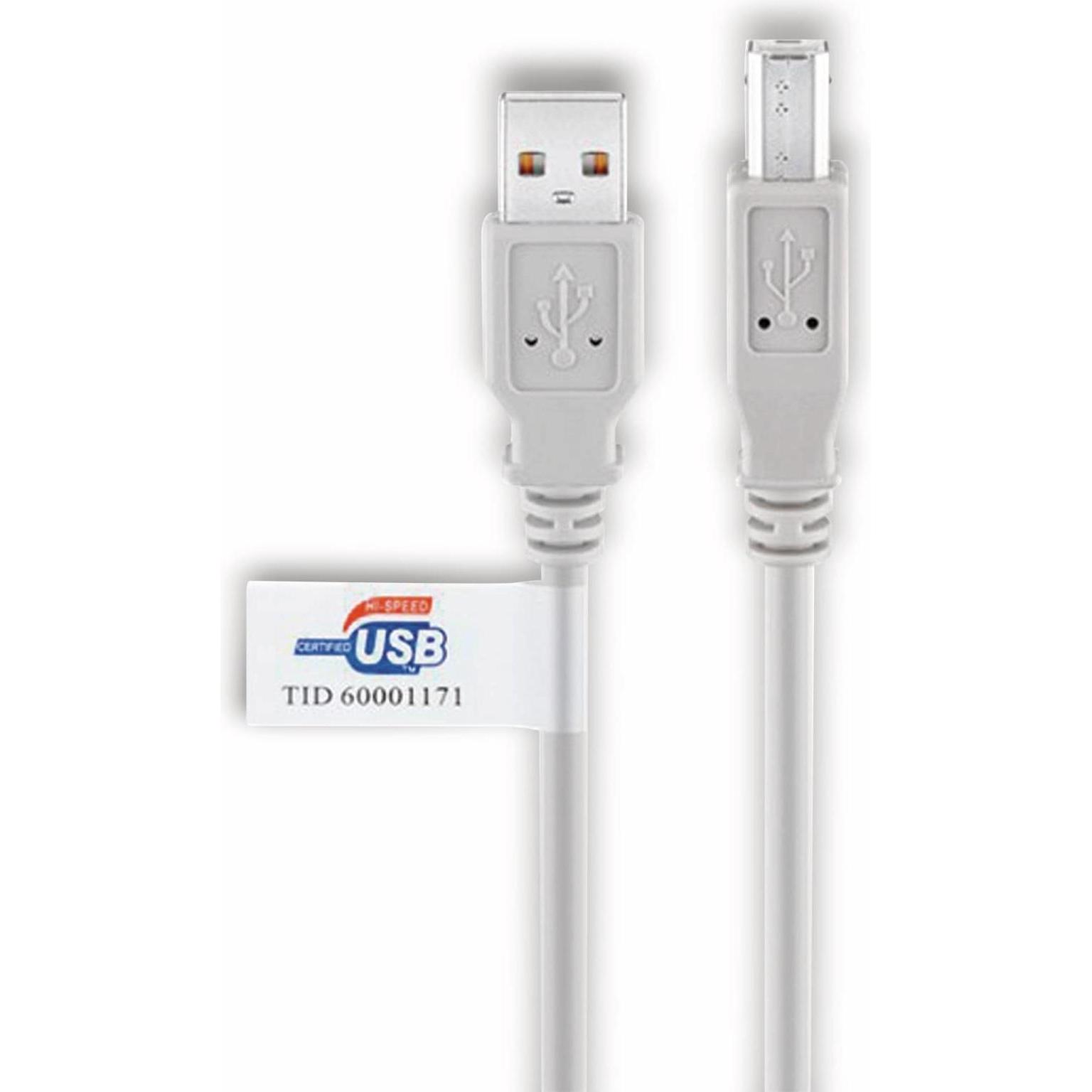 Goobay USB Hi-Speed (2 m, USB 2.0), USB Kabel