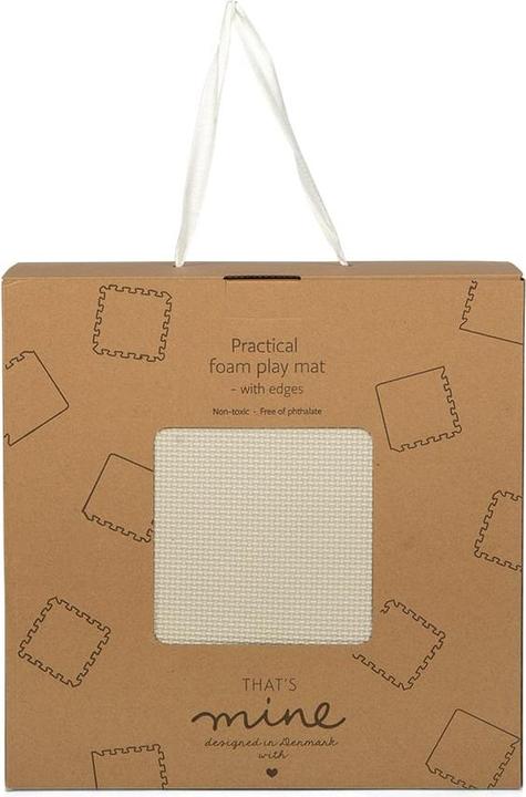 Image du produit That's mine Schaumstoff-Spielmatte quadratisch - Hellgrau (33.50 x 33.50 cm)