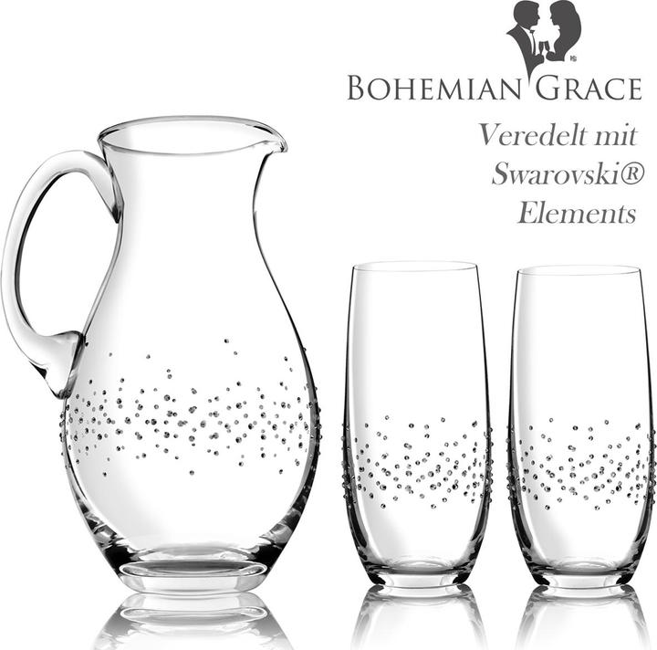 Produktbild Bohemian Grace Karaffe mit zwei Gläsern (1.50 l)
