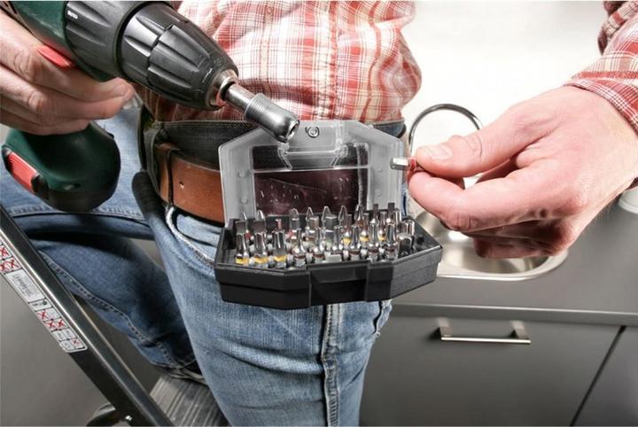 Produktbild kwb Bit Box 32 -Teilig Mit Guertelclip (Kreuz Pozidriv PZ)