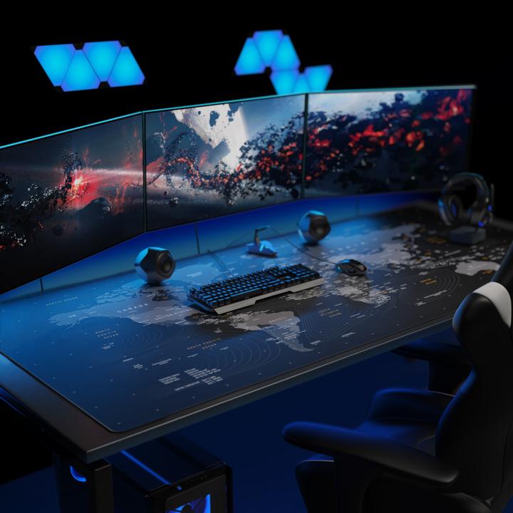 Produktbild Titanwolf Gaming Mauspad, XXXL Speed Gaming Mausmatte, Mousepad Extragrosse Fläche von 1800 x 800mm, Weltkarte (XXL)