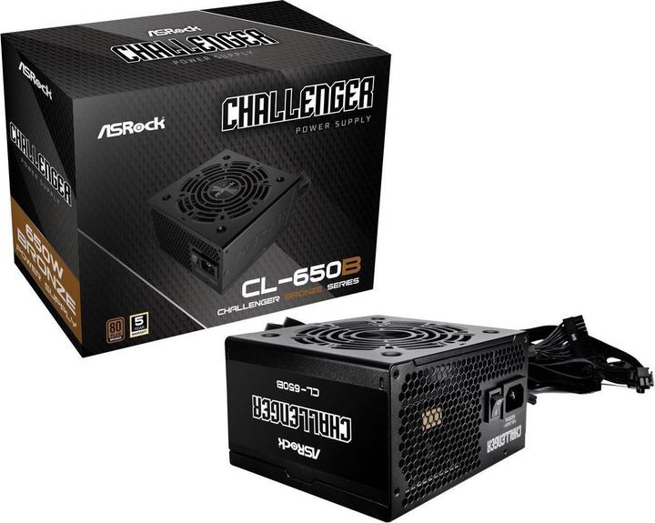 AsRock Zasilacz CHALLENGER 650W 80 Plus Bronze (650 W)