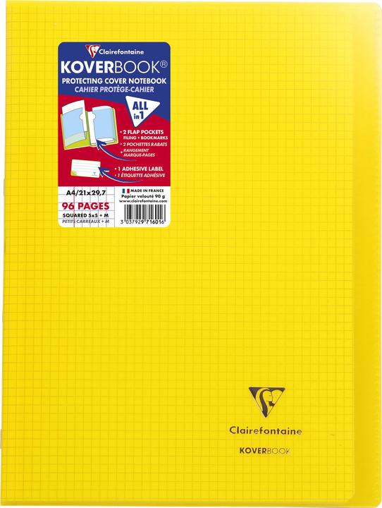 Produktbild Clairefontaine KOVERBOOK - Heft (A4, Kariert)