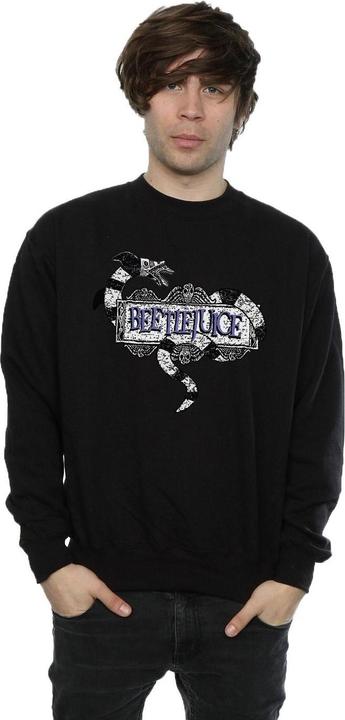 Image du produit Beetlejuice Sweat-shirt en coton avec logo Sandworm pour hommes (M)