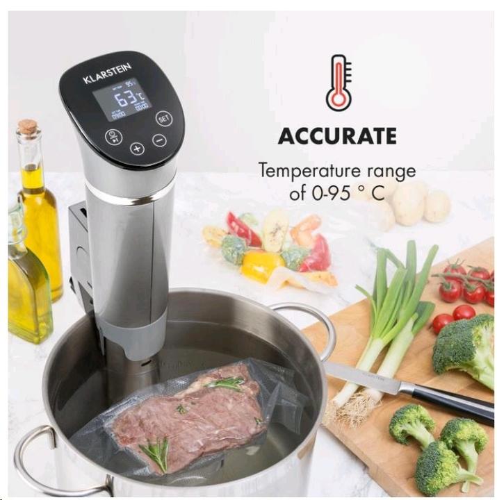 Actual product image Klarstein Quickstick Flex Silver Sous Vide Slow Cooker