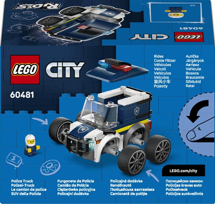 Actual product image LEGO Coole Flitzer – Polizei-Truck (60481, LEGO City)