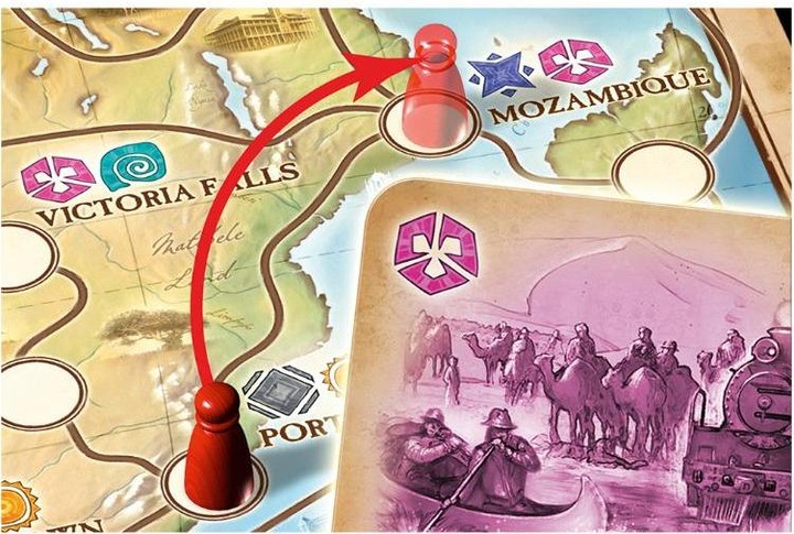 Produktbild Abacus ABA03121 - Africana, Brettspiel, für 2 bis 4 Spieler, ab 8 Jahren (Deutsch)