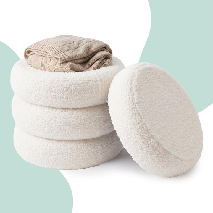 Produktbild Relaxdays Teddyfell-Hocker