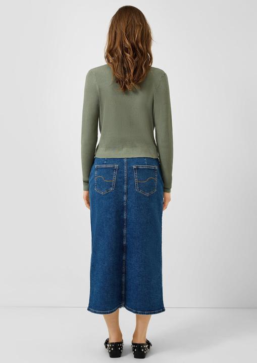 Produktbild s.Oliver Rock Wadenlanger Denimrock (32)