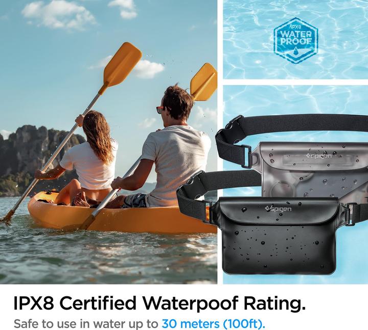 Produktbild Spigen Wasserdichte Universal-Gürteltasche schwarz