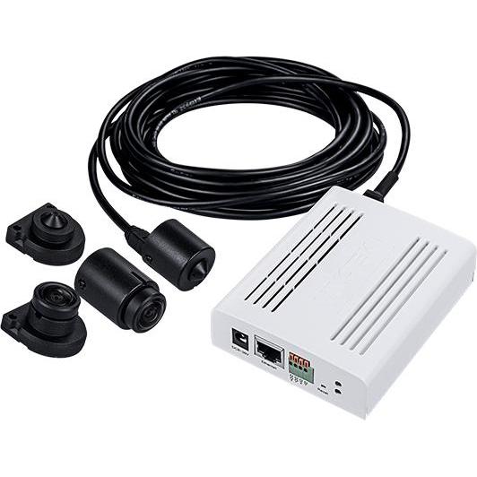 Vivotek Ethernet camera / IP Cam (2688 x 1520 Pixel), Netzwerkkamera, Schwarz