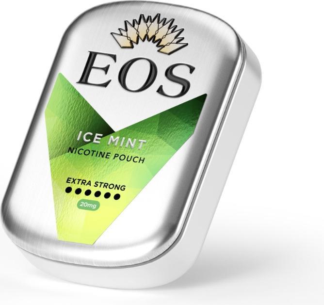 Produktbild Empire of Snus EOS - All White Extra Strong - Mint (Nicotine Pouches, 20 mg)
