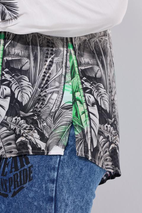 Actual product image Angel of Style Tunika, bequeme Passform, Safari/Graffiti-Druck (48)
