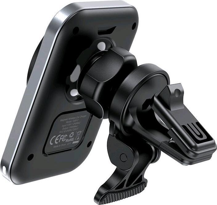 Actual product image Choetech T206-F car holder with inductive charger up to 15W - black